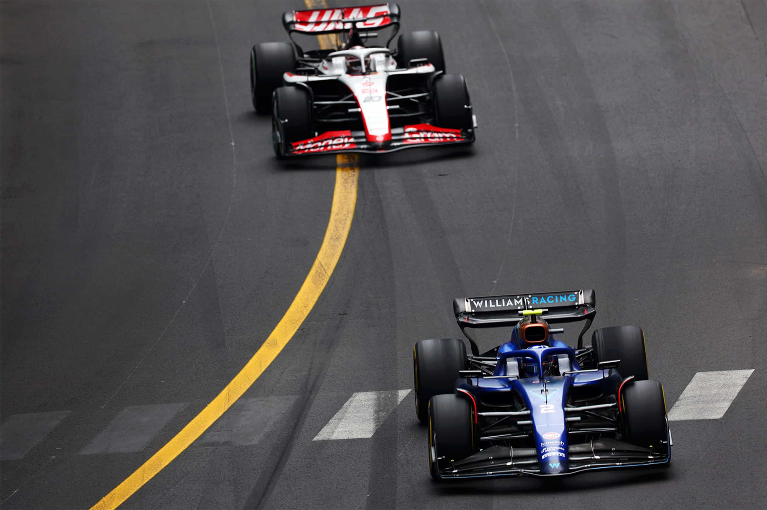Magnussen aims to pass Sargeant at the 2023 Monaco Grand Prix