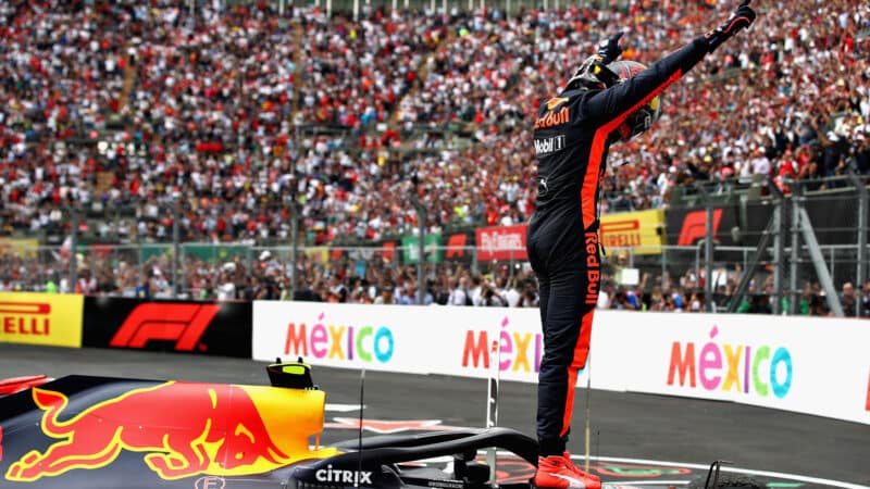 Max Verstappen Red Bull 2018 Mexico City GP