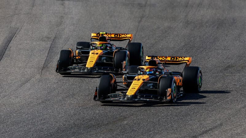 McLaren's Oscar Piastri and Lando Norris clash in Japan