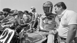 Freddie Spencer: ‘I’d literally bend the handlebars to get the bike to turn’