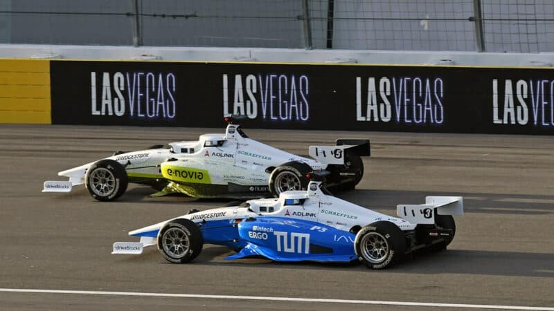 Passing competition at 2023 Indy Autonomous Challenge