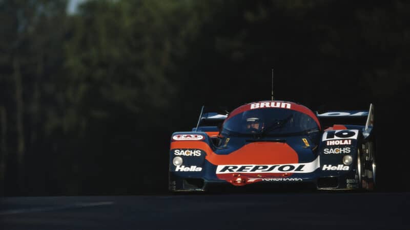 Porsche of Jesus Pareja at Le Mans in 1990