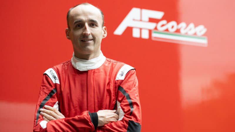 Robert Kubica WEC Ferrari Le Mans test LMDh