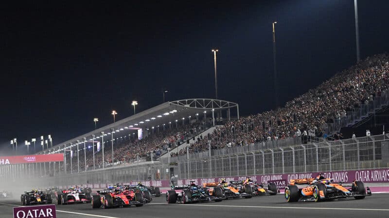 Start of 2023 Qatar Grand Prix