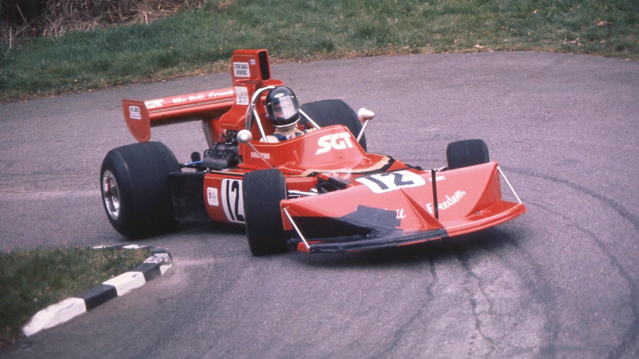 Sir Nicholas Williamson in March 741 at Wiscombe ’76.