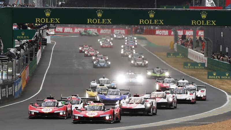 2023 24 Hours of Le Mans race start 2