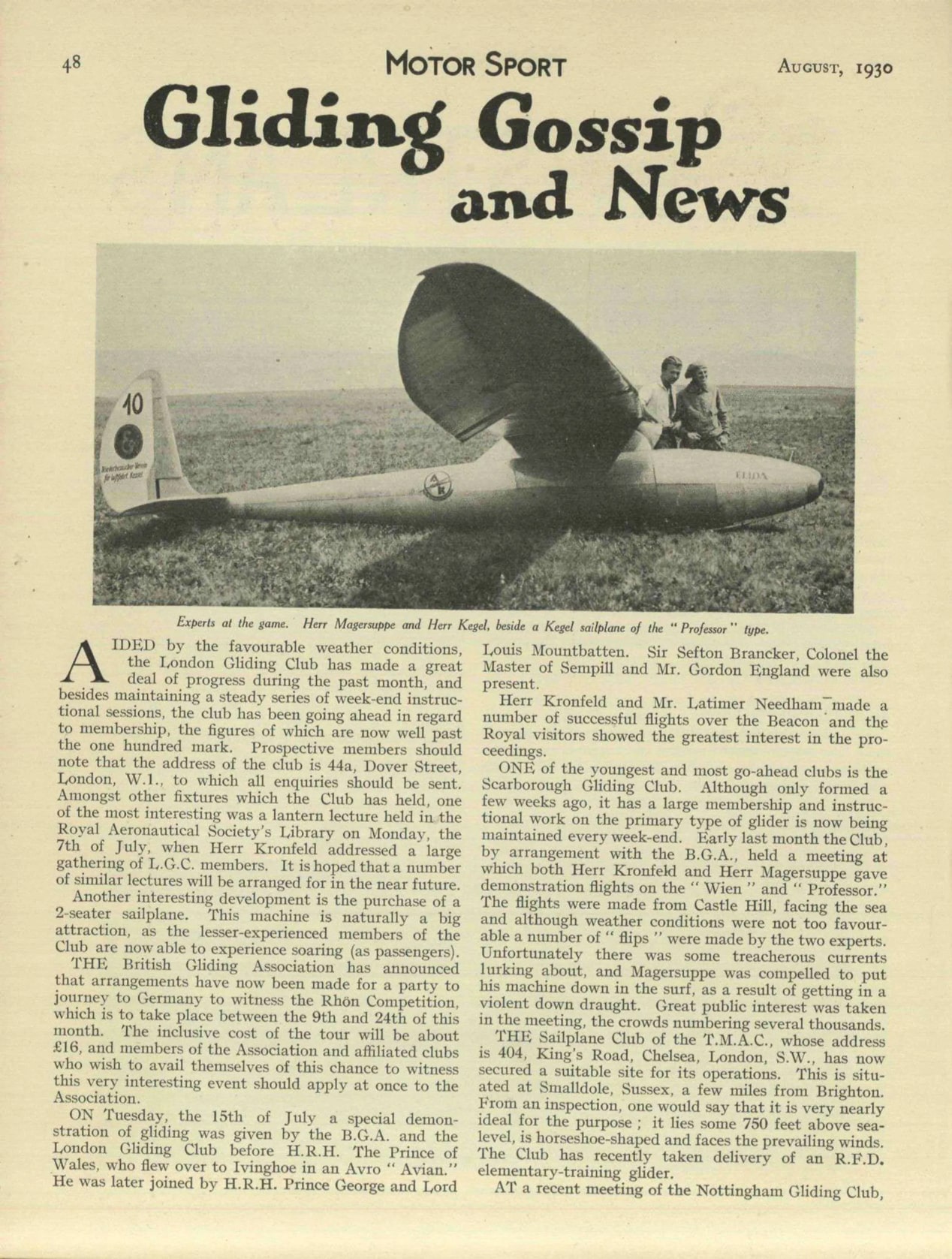 Gliding Gossip and News