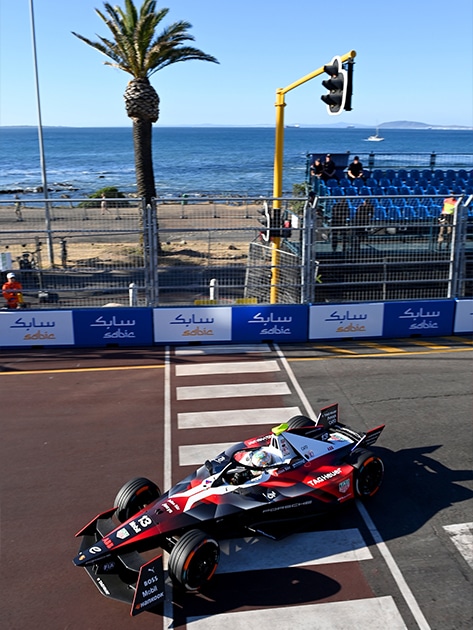 Antonio Felix Da Costa in 2022 Cape Town Formula E race