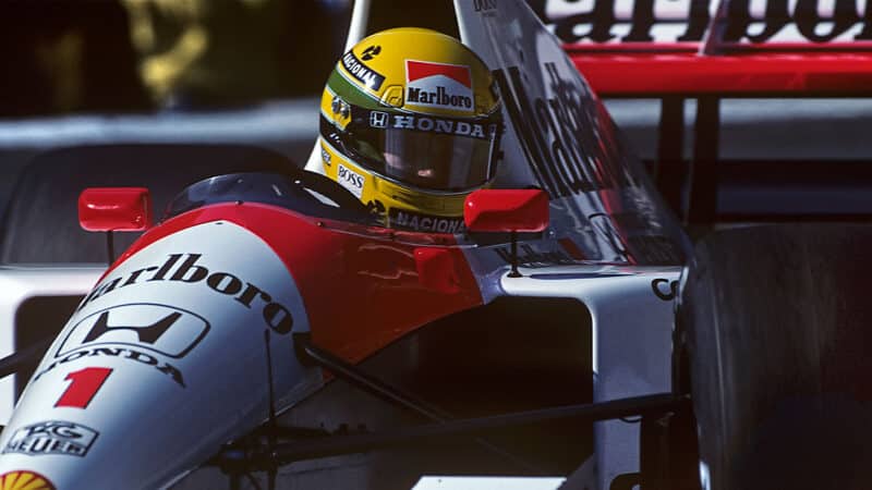 Ayrton Senna McLaren 1991 Monaco GP