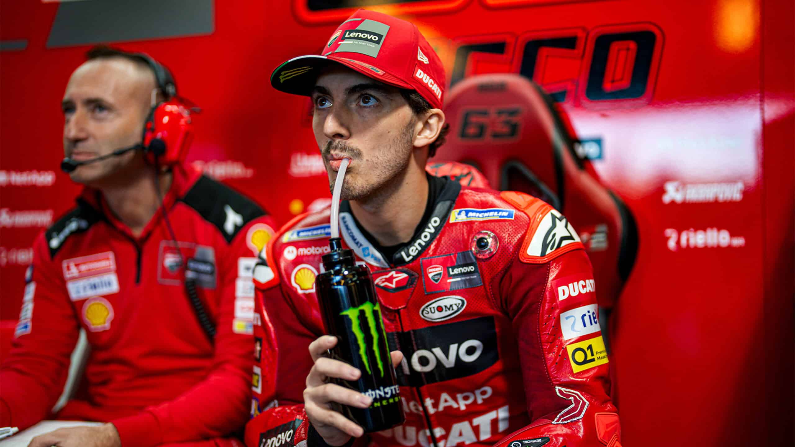 Gabbarini and Bagnaia on the eve of winning their second title together