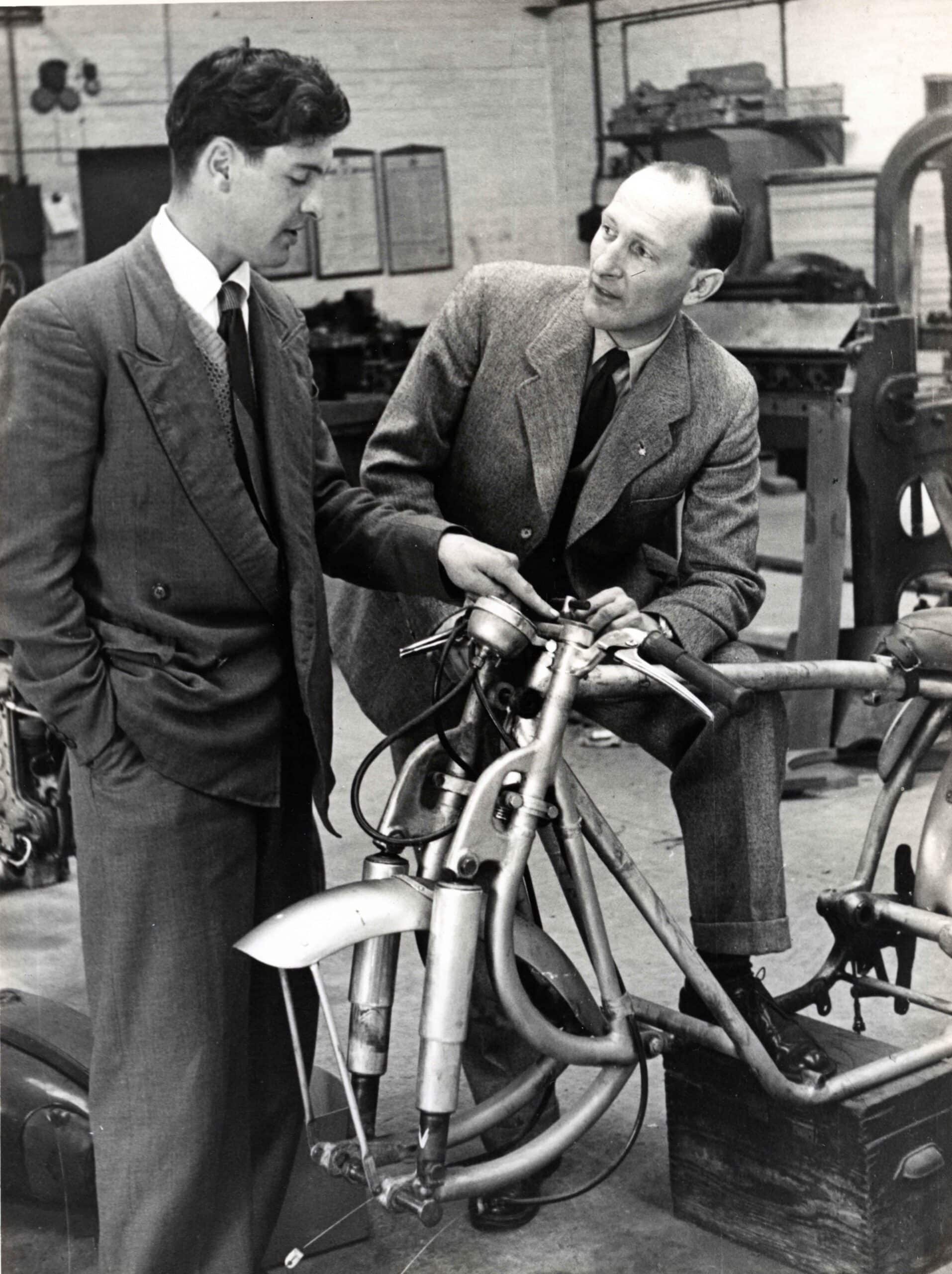 Cecil Sandford with Les Graham
