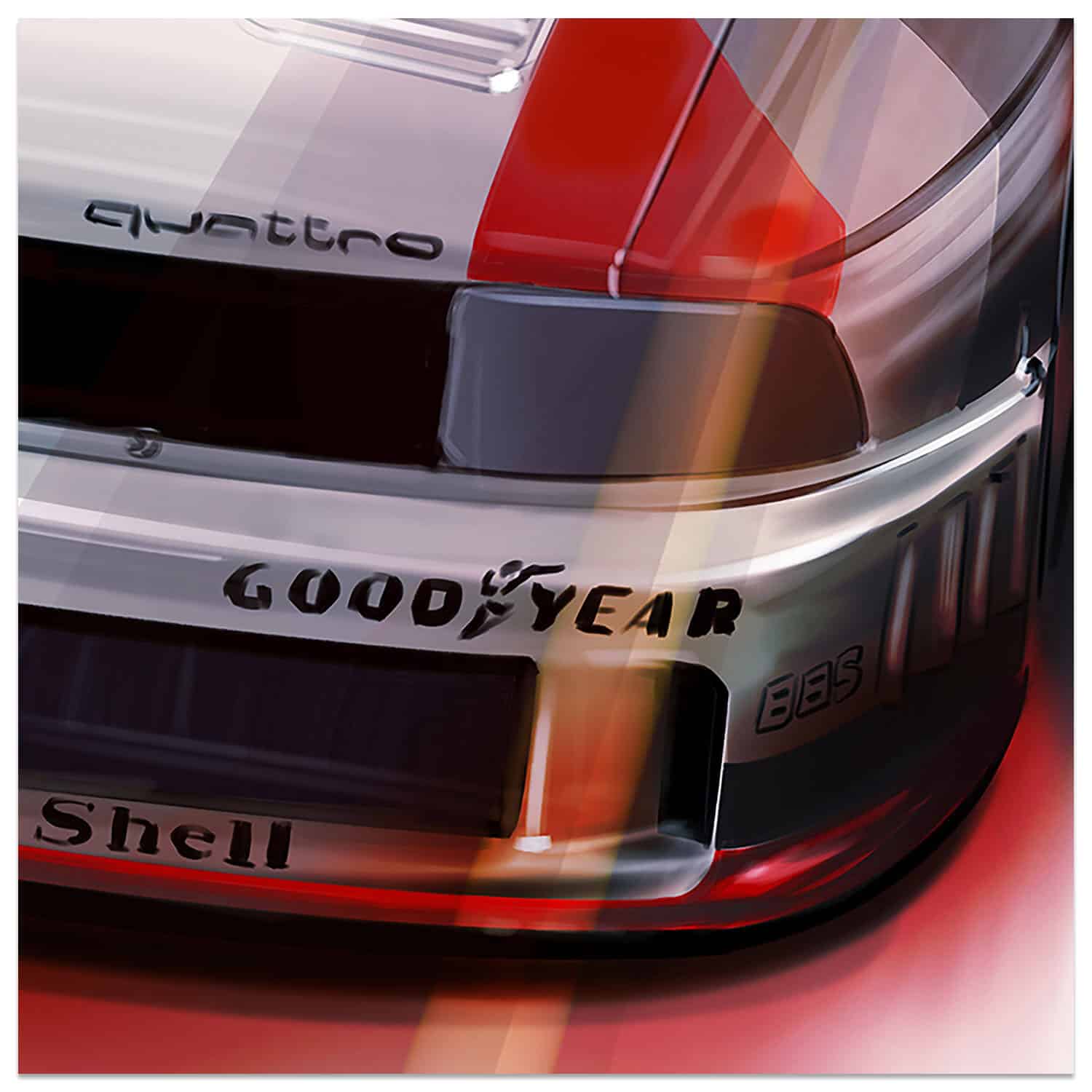 Audi Imsa 90 Gto Quattro Poster -  American Way Of Drive  Quattro 20V  Original