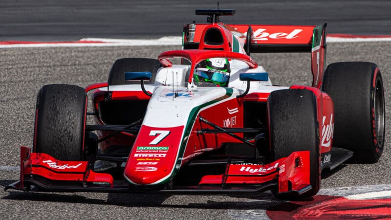 Frederik Vesti Formula 2 Abu Dhabi
