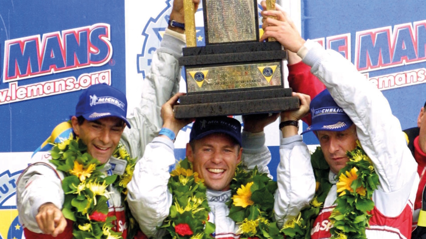 here’s Tom Kristensen, centre
