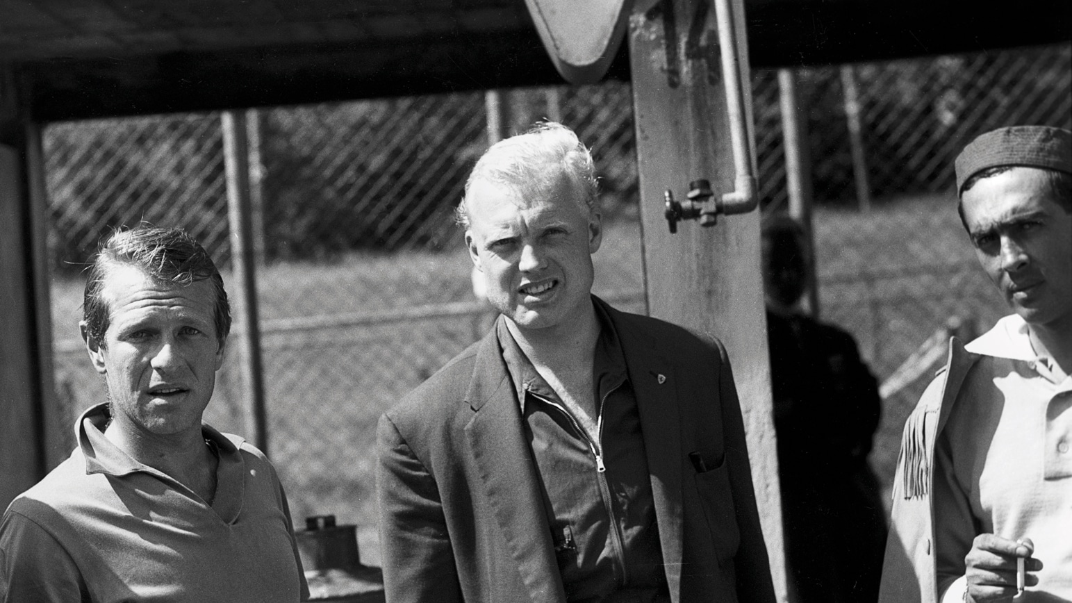 Peter Collins, Mike Hawthorn and Luigi Musso