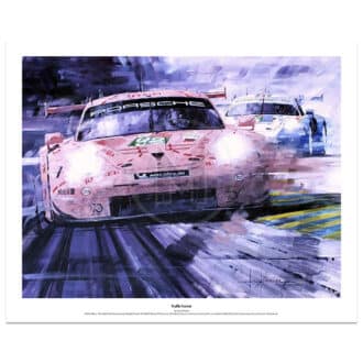 Product image for Truffle Hunter | Porsche 911 RSR | 2018 Le Mans | John Ketchell | Limited Edition Print