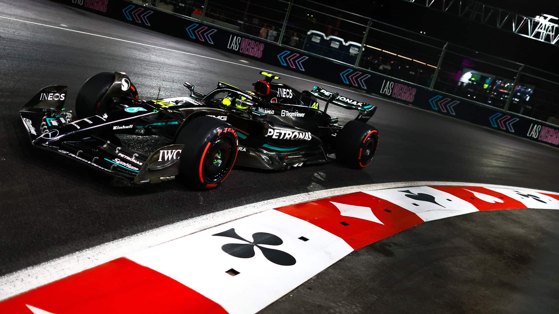 Lewis Hamilton 2023 Mercedes Las Vegas GP