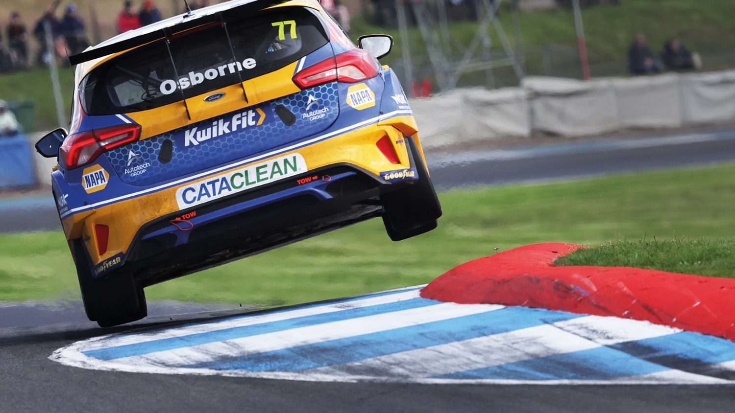 Sam Osborne gets some air