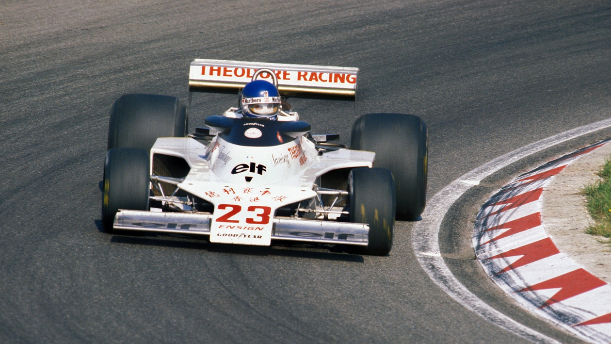 Patrick Tambay in Theodore Yip car at Zandvoort 1977