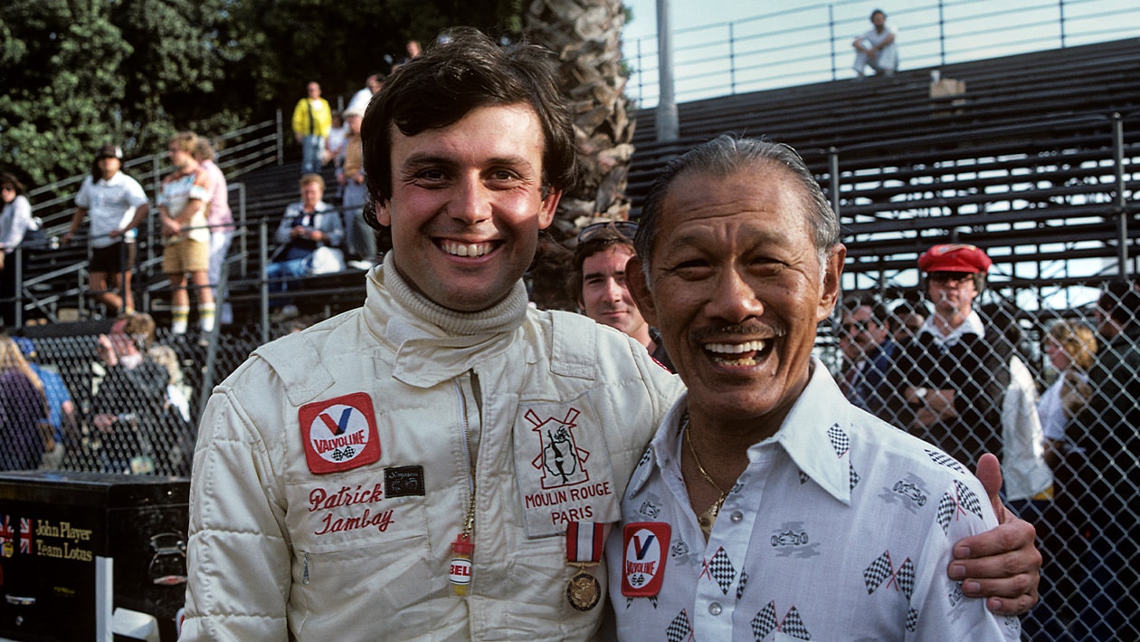 Patrick Tambay with Teddy Yip