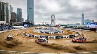 World Rallycross in Hong Kong dust-up