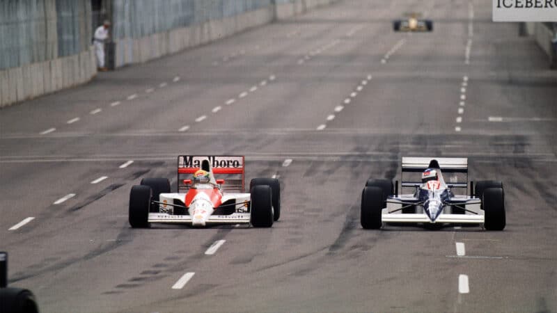 Senna vs Alesi 1991