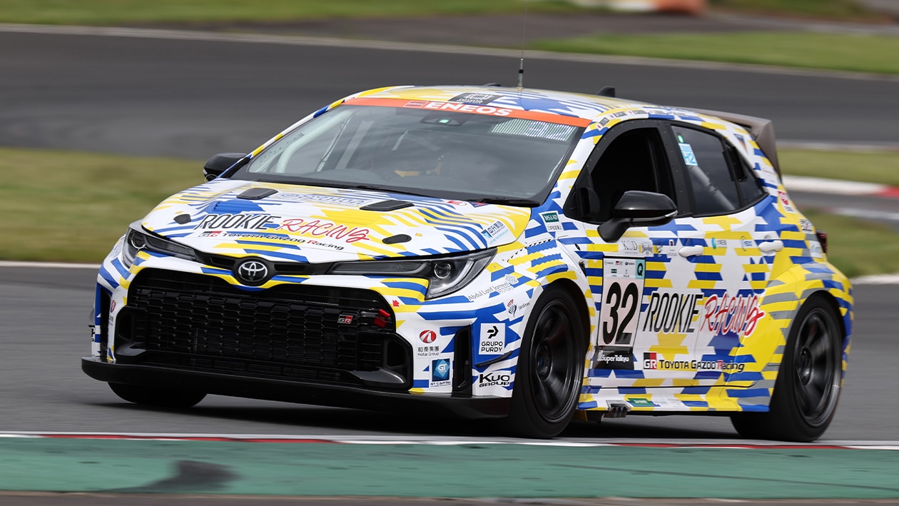 Toyota Corolla hydrogen racing car