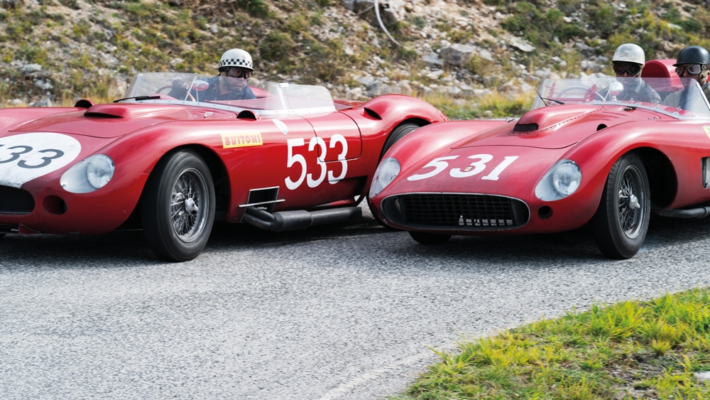 Mann’s recreation of the 1957 Mille Miglia