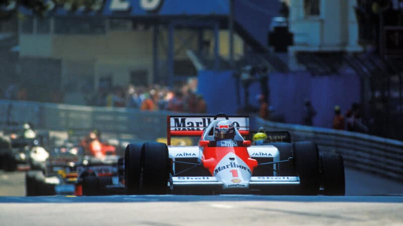 Monaco in 1986 Prost was a class apart