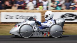 Porsche Soapbox from Festival of Speed fetches £2600