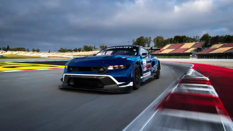 2024 Ford Mustang GT3 on track