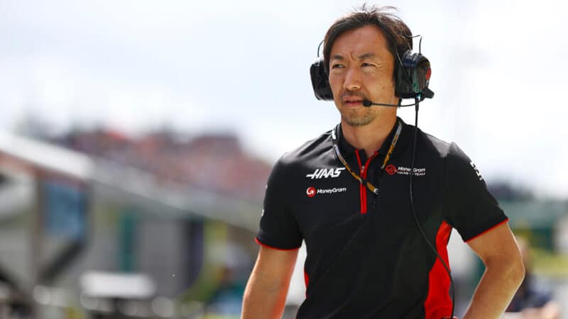 2024 Haas F1 team principal Ayao Komatsu