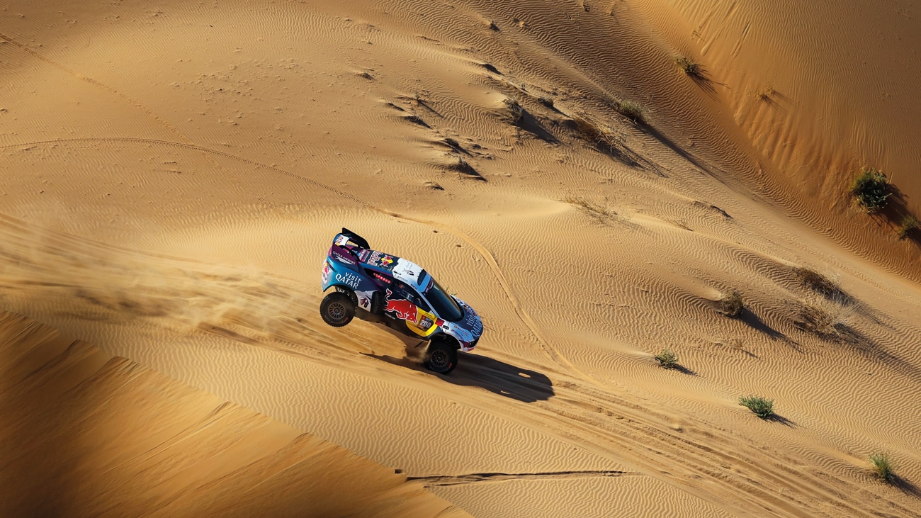 Nasser Al-Attiyah lost patience with his car