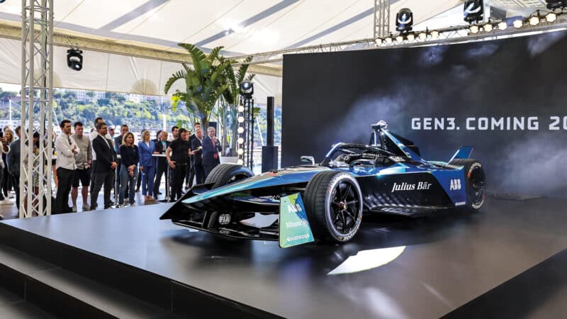 the Gen3 car’s launch at Monaco’s Yacht Club image