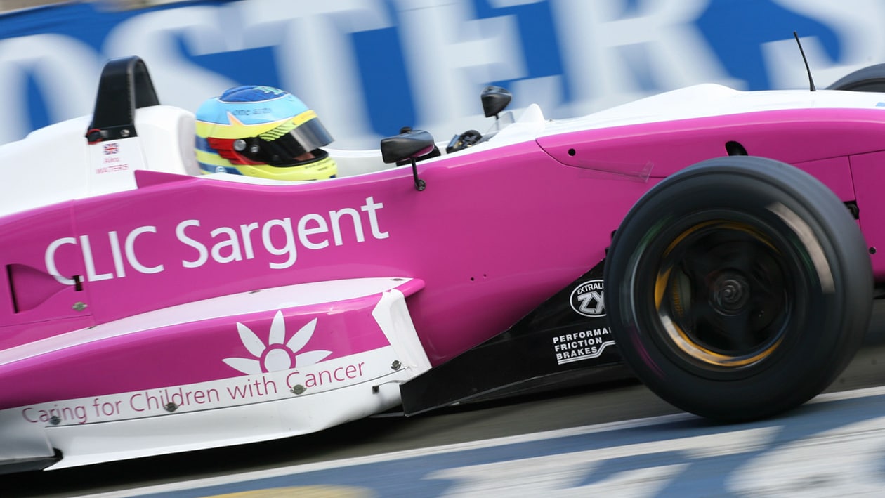 Alex Waters in CLIC Sargeant F3 car