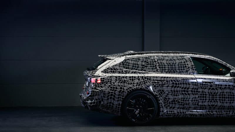 Camouflaged image of BMW M5 Touring