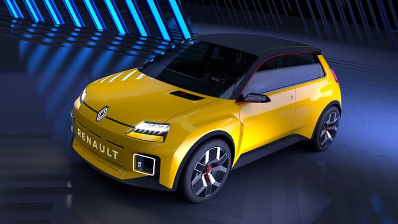 Electric Renault 5 concept car