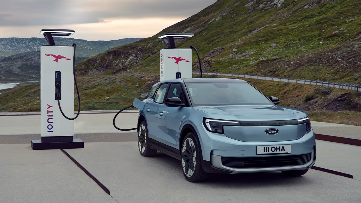 Ford Explorer EV charging