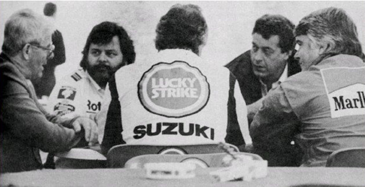Garry Taylor sat with IRTA members