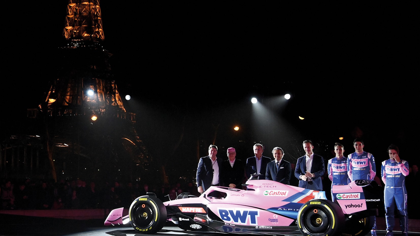 launch of Alpine’s A522 in 2022