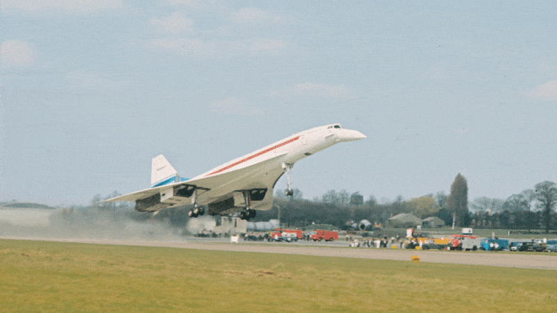 Concorde – a far superior craft to the Mark I Ford Cortina