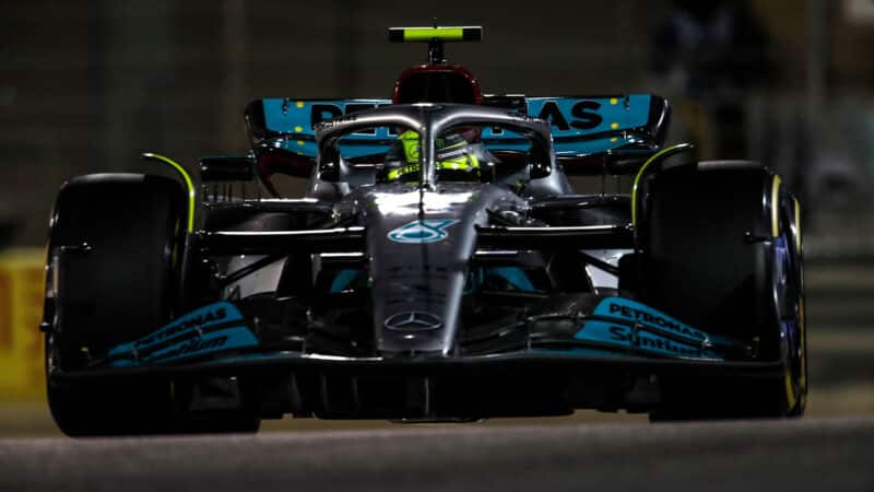 Lewis Hamilton Mercedes 2022 Bahrain GP Sakhir