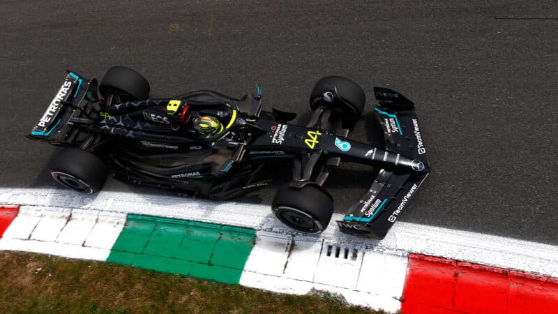 Lewis Hamilton Mercedes 2023 Italian GP Monza
