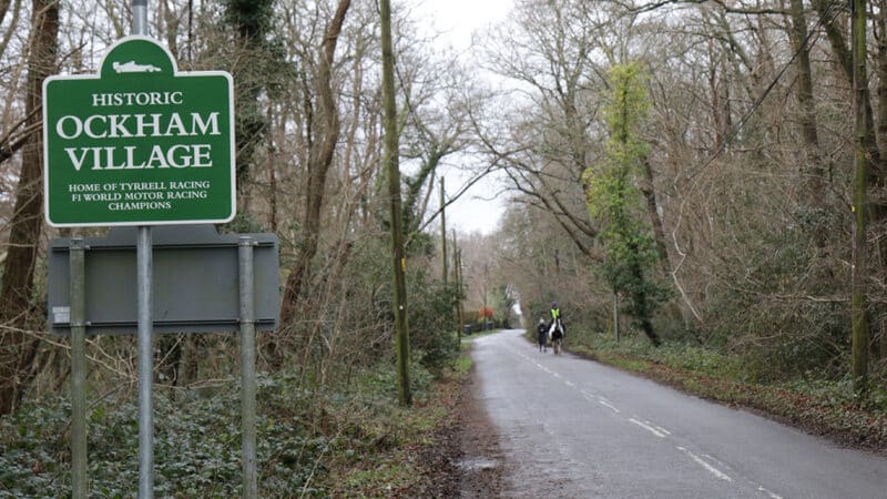 Ockham Village road sign