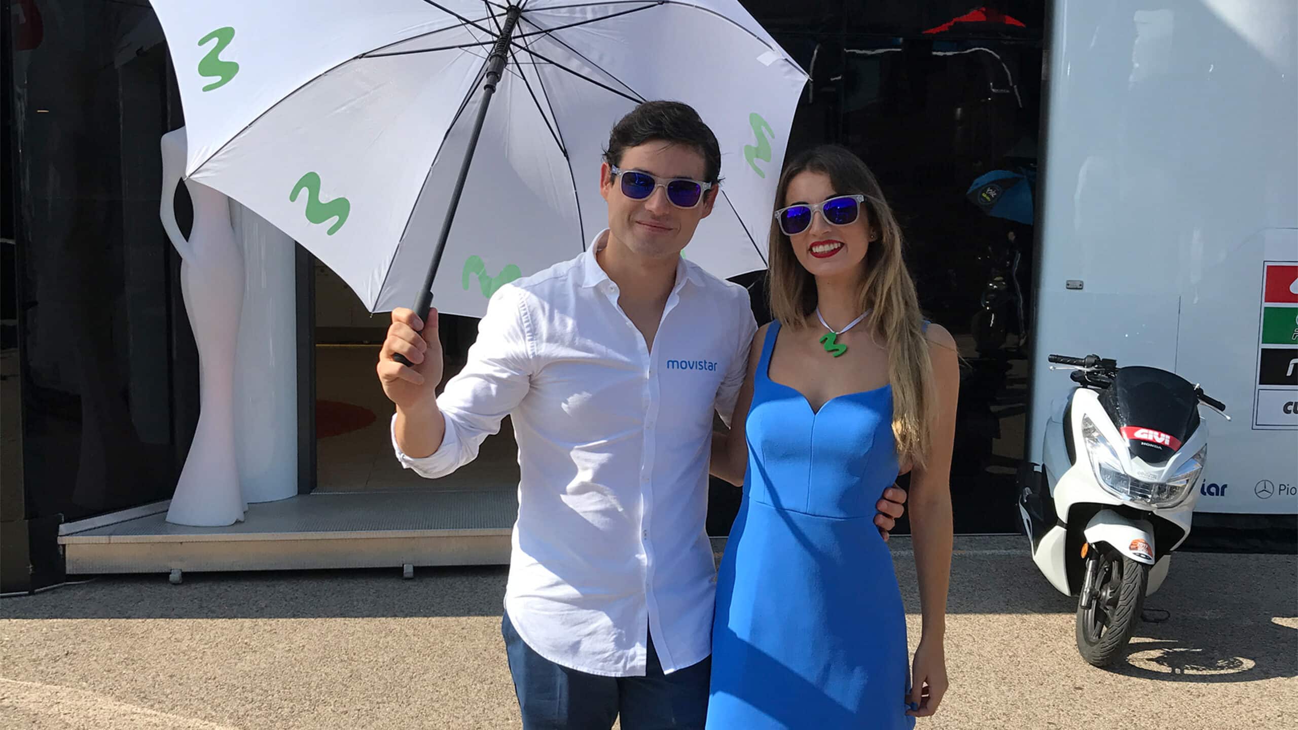 Brolly boys and girls Aragon MotoGP