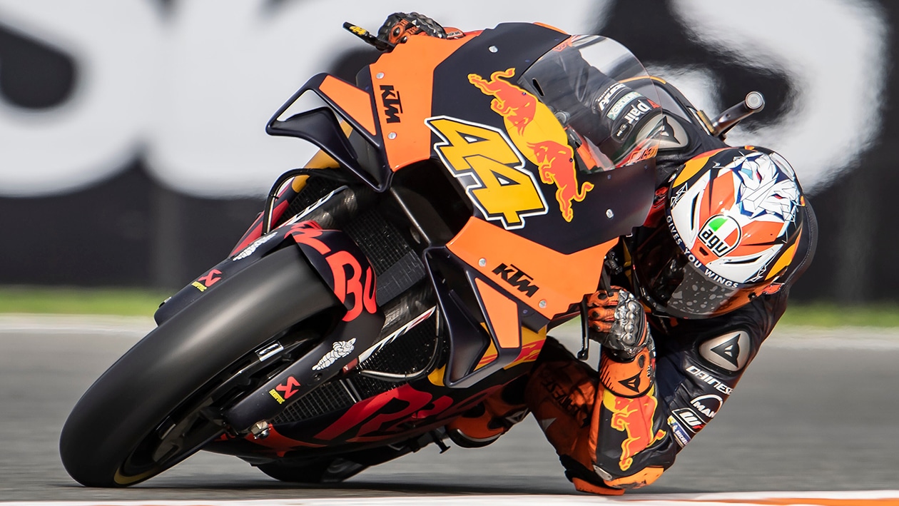 Pol Espargaro on 2020 KTM MotoGP bike