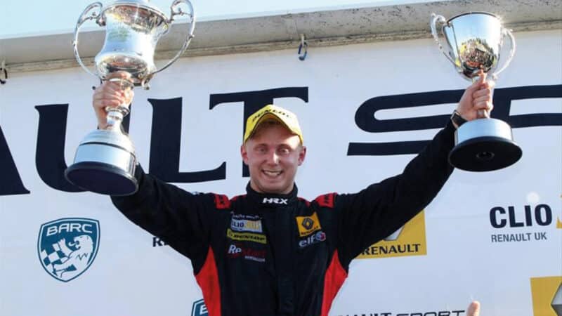 four-time BTCC champion Ashley Sutton won the Clio Cup in 2015