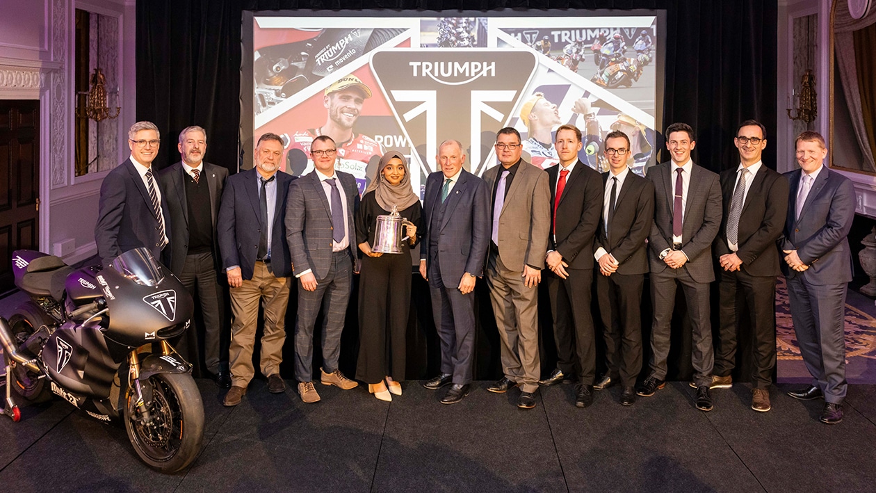 Triumph Moto2 team at the Royal Automobile Club