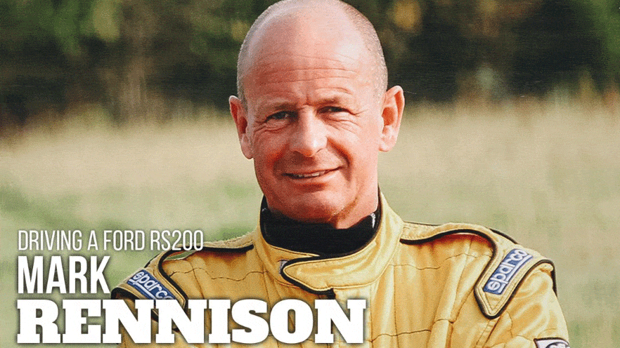 British Rallycross champion Mark Rennison
