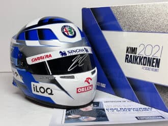 Product image for Kimi Räikkönen Signed | 1/2 scale 'final race' Display Helmet